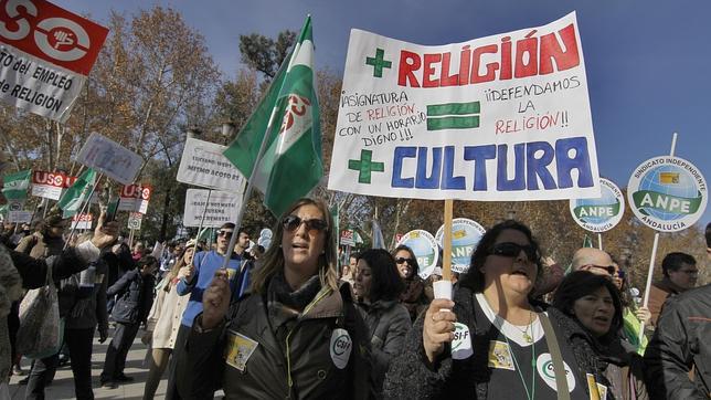 La religión, materia prohibida