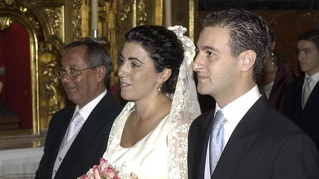 Susana Díaz y José María Moriche el día de su boda