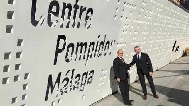 El alcalde de Málaga y Alain Seban, en su última visita conjunta a las obras