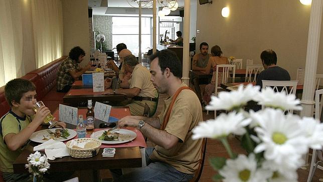 Imagen del ambiente en el interior del restaurante El Astronauta