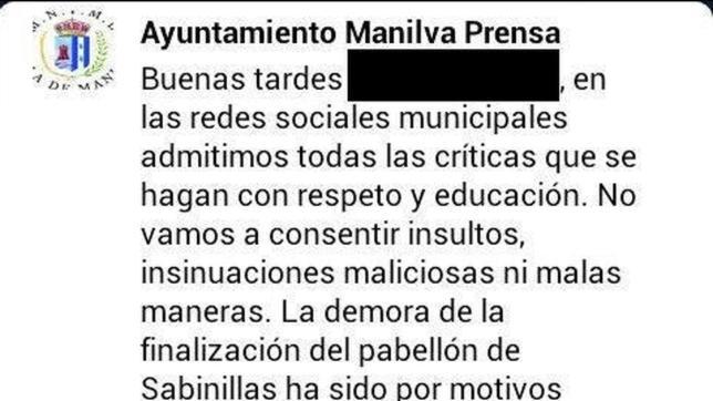 El Ayuntamiento de Manilva amenaza con querellas a los vecinos que le critiquen en las redes