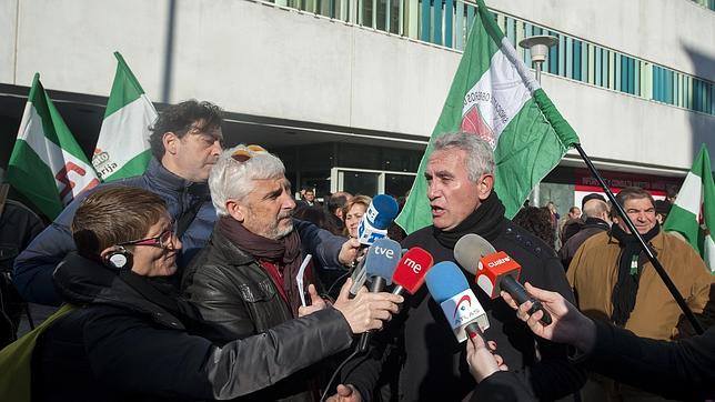 Diego Cañamero, absuelto de un delito de atentado y lesiones en una manifestación