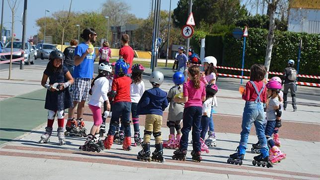 Éxito del primer ciclo de patinaje en línea de Mairena del Alajarafe