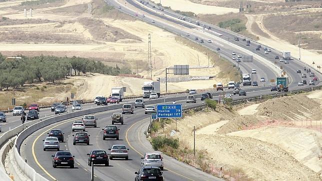 Restricciones de tráfico en la A-49 por las obras del enlace con la SE-40 en Sevilla