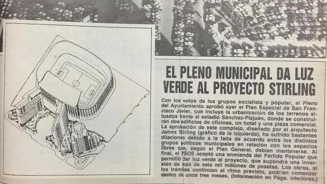 Proyecto Stirling: así eran los «rascacielos» que Sevilla quiso en Nervión hace 25 años