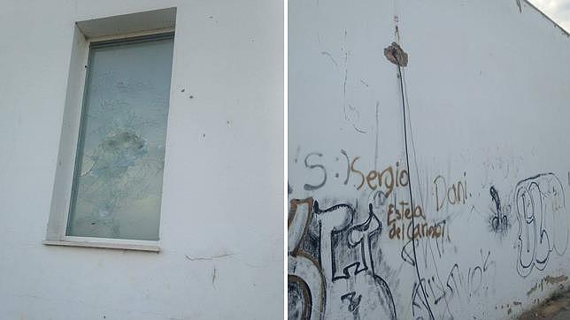 Roban los aparatos de aire acondicionado de las aulas de formación de Palomares del Río