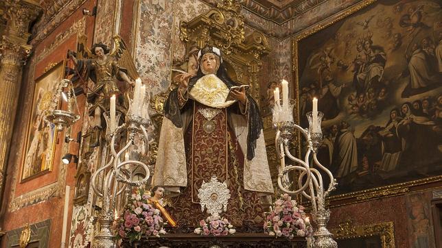San Cayetano canta a Santa Teresa de Jesús
