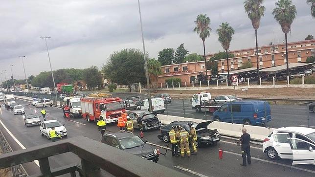 Dos heridos por una salida de vía              en la A-92