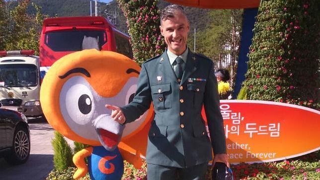 Un guardia civil granadino participa en los Juegos Mundiales Militares en Corea del Sur