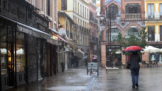 El promedio de lluvia en Sevilla durante el mes de octubre, igualado en tan sólo siete días