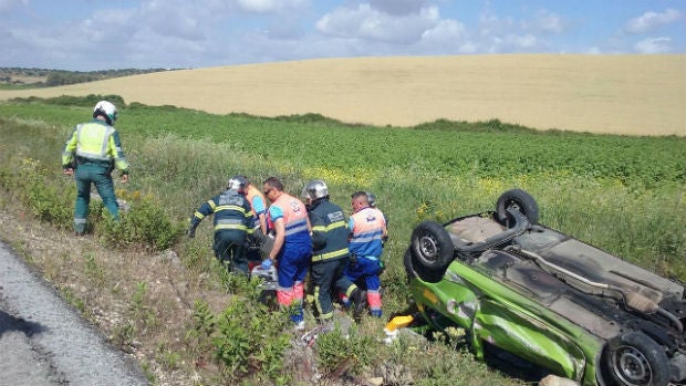 Un hombre de 77 años resulta herido en un accidente en Arcos