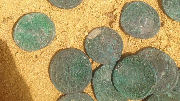 Tomares reclama a la Junta el tesoro romano hallado en el Parque del Olivar del Zaudín