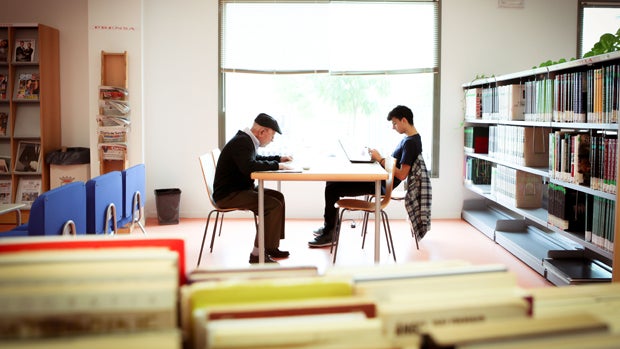 Sala de la biblioteca de Montequinto / ABC