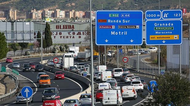 La autovía de Granada, uno de los principales focos de contaminación