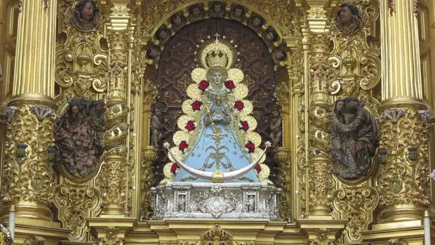 La Virgen del Rocío, el pasado mes de diciembre