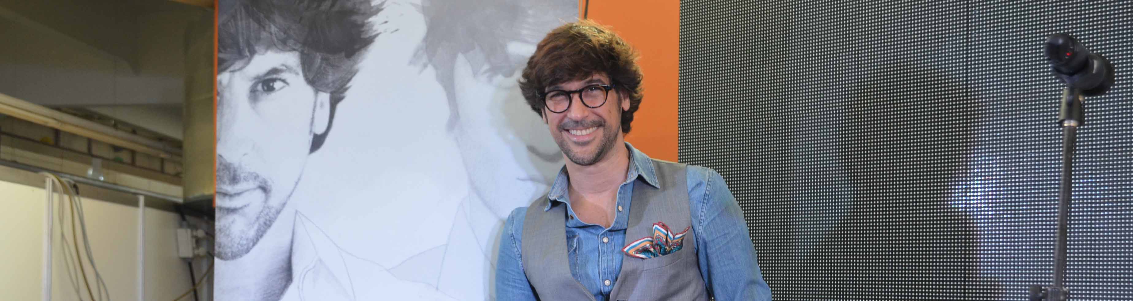 Manuel Lombo en la presentación de su disco «Lombo X Bambino»