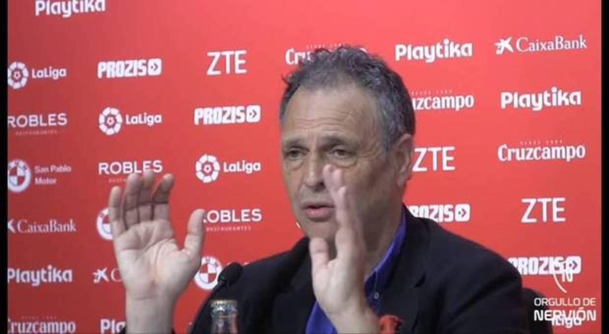Caparrós, sobre Banega, la defensa y los delanteros del Sevilla