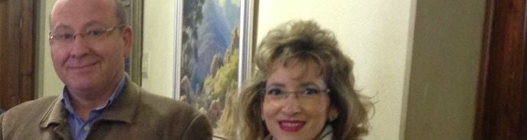 La concejala Rosa Cárdenas, junto al alcalde de Jaén, Javier Márquez