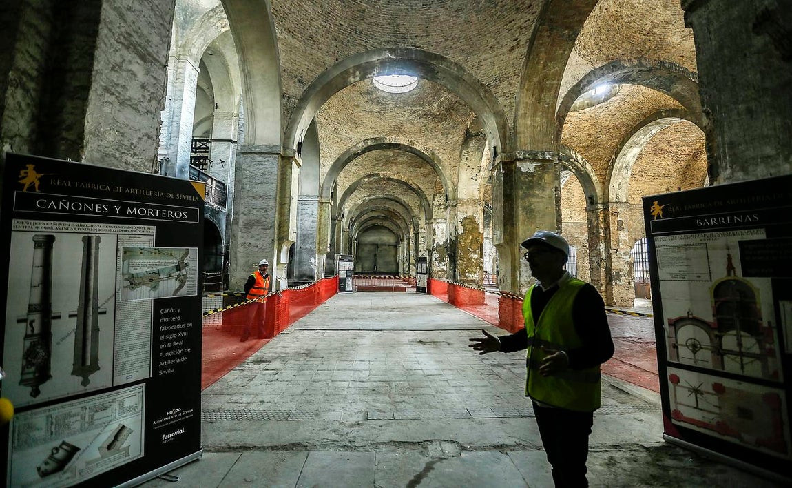 El plan de uso de la Fábrica de Artillería pasa por utilizarlo como espacio cultural y para cubrir necesidades del barrio y el distrito