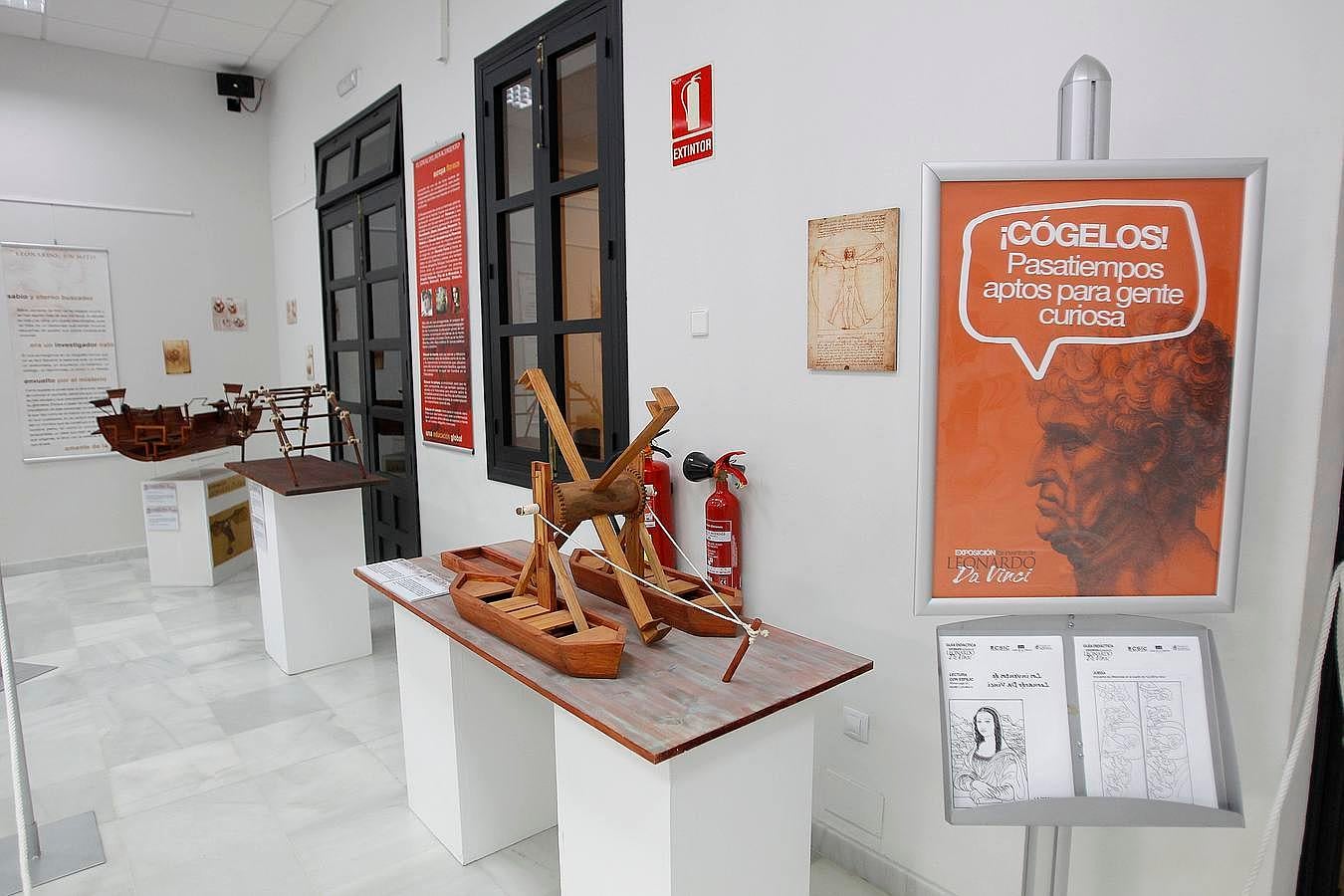 La exposición sobre Leonardo Da Vinci se puede visitar en el Museo Casa de la Ciencia de Sevilla (Pabellón de Perú, en la Avenida de María Luisa).