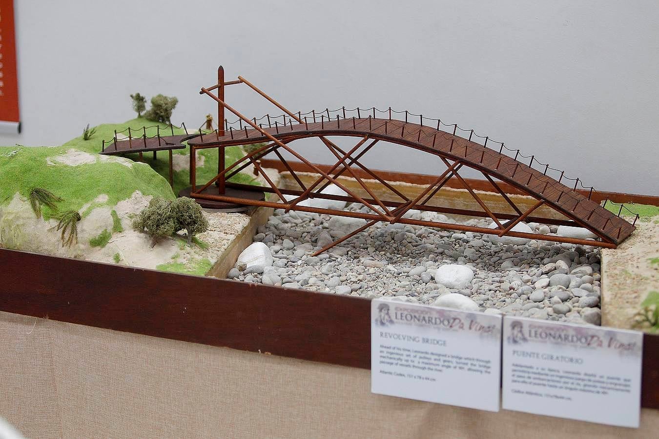 La exposición sobre Leonardo Da Vinci se puede visitar en el Museo Casa de la Ciencia de Sevilla (Pabellón de Perú, en la Avenida de María Luisa).