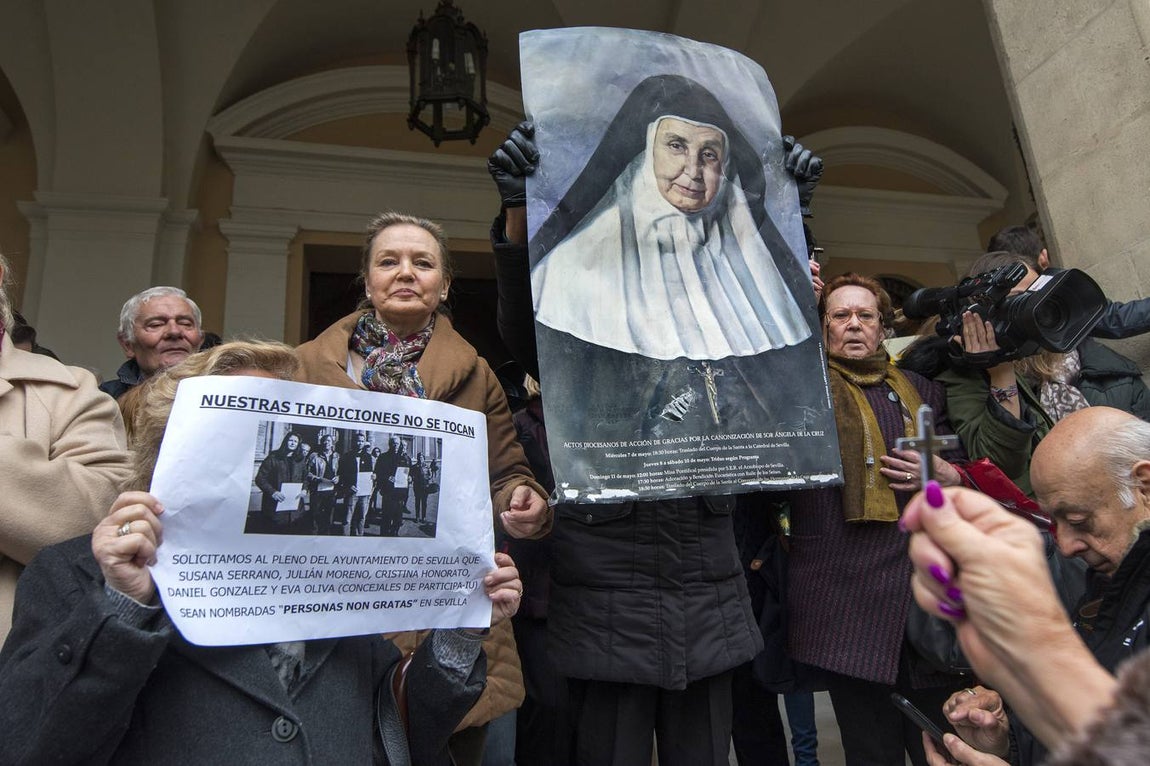 La movilización contra la ofensiva anticatólica, en imágenes