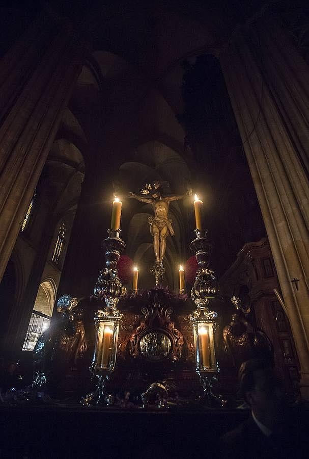 La Madrugada en el interior de la Catedral, por Serrano