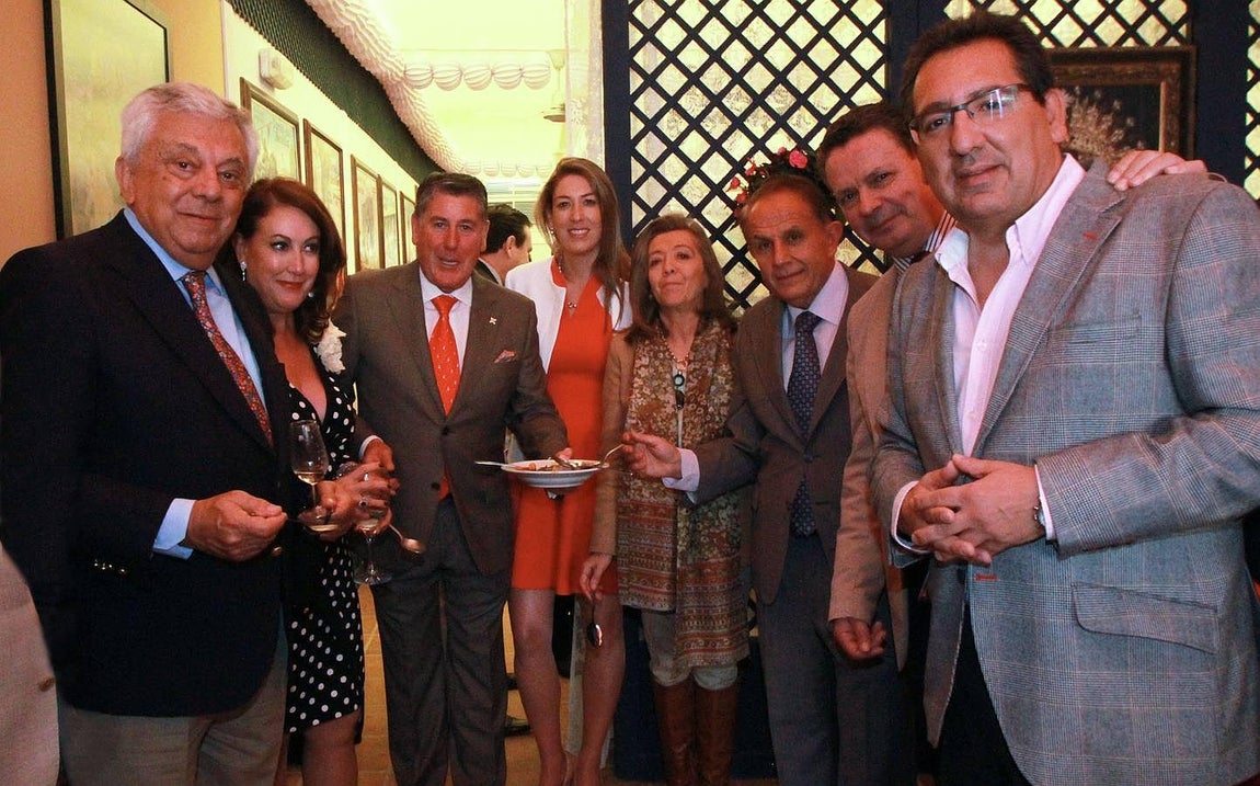 Francisco Herrero, Rosa García, Miguel Gallego, Lidia Gallego, Felisa Panadero, Antonio Pascual, Laurentino Ceña y Antonio Pulido