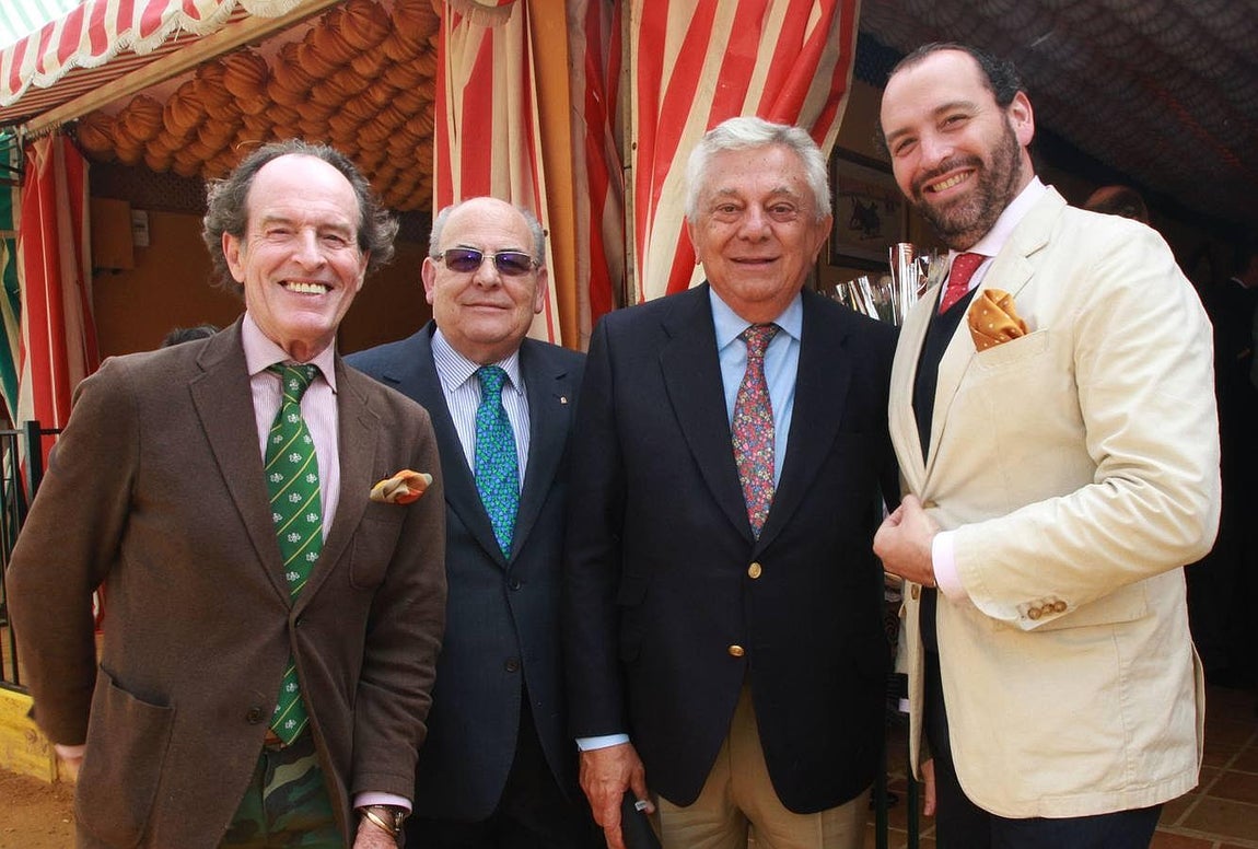 Carlos Telmo, Jesús Martínez, Francisco Herrero y Alfonso Candau