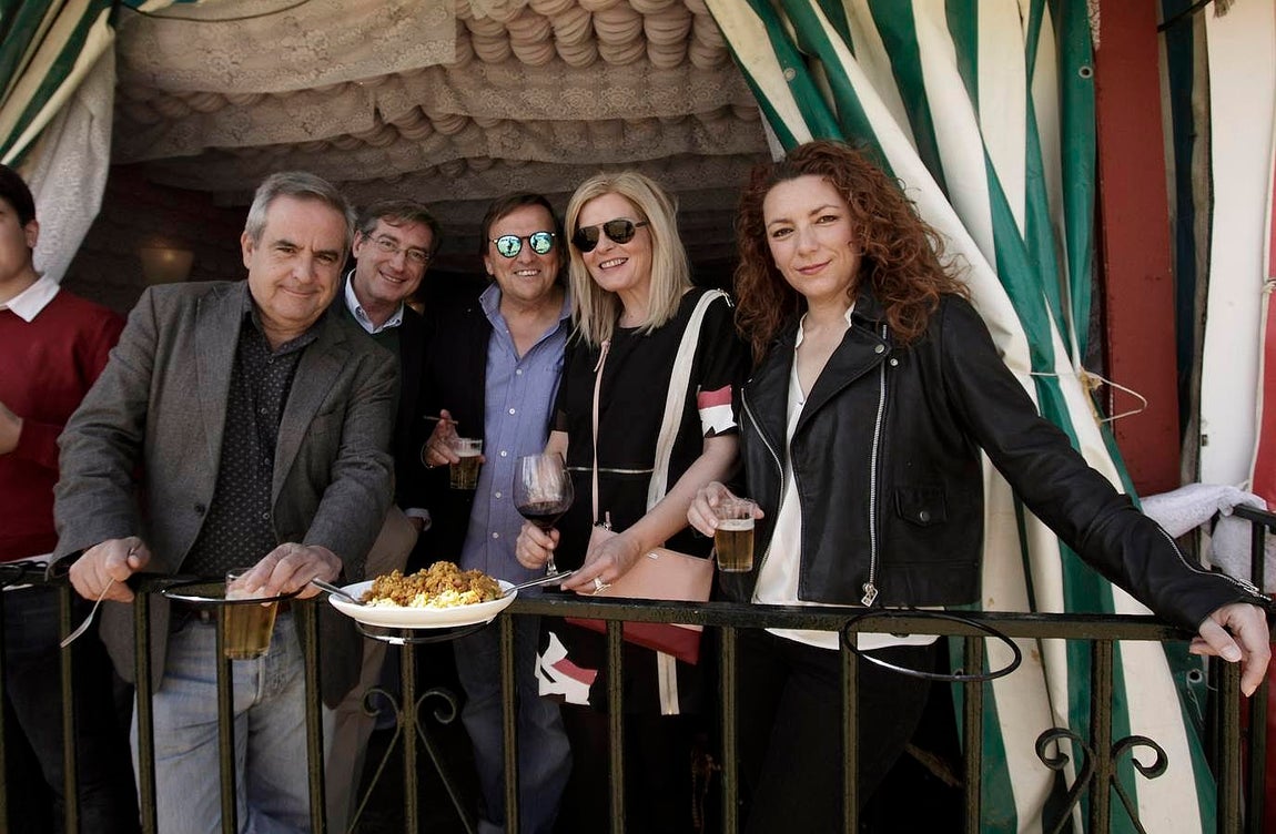 José Antonio Naranjo, Rafael Carmona, Javier Caraballo y Paloma Tortajada y Susana Valdés