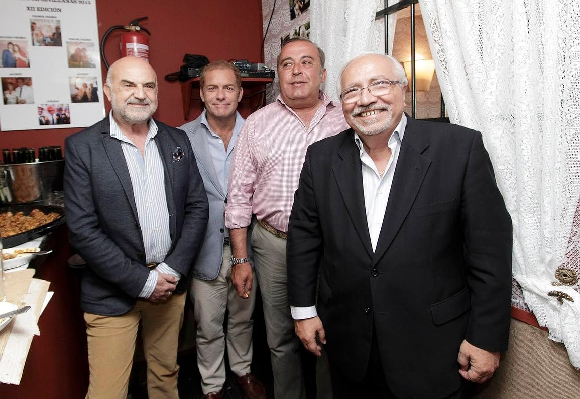 Alfonso Rodríguez, Manolo Borrego, Ricardo Laguillo y Luis Baras