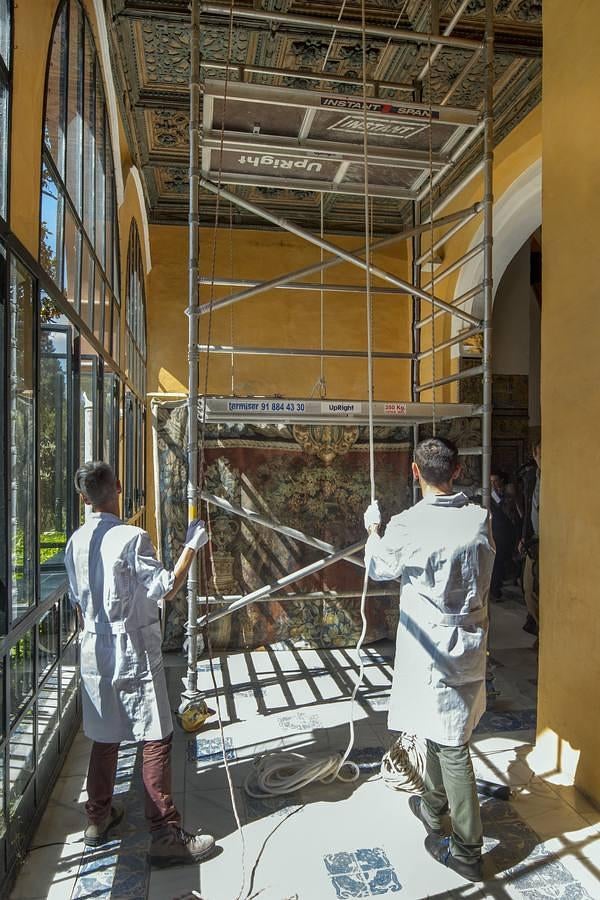 Restauración en directo en el Alcázar