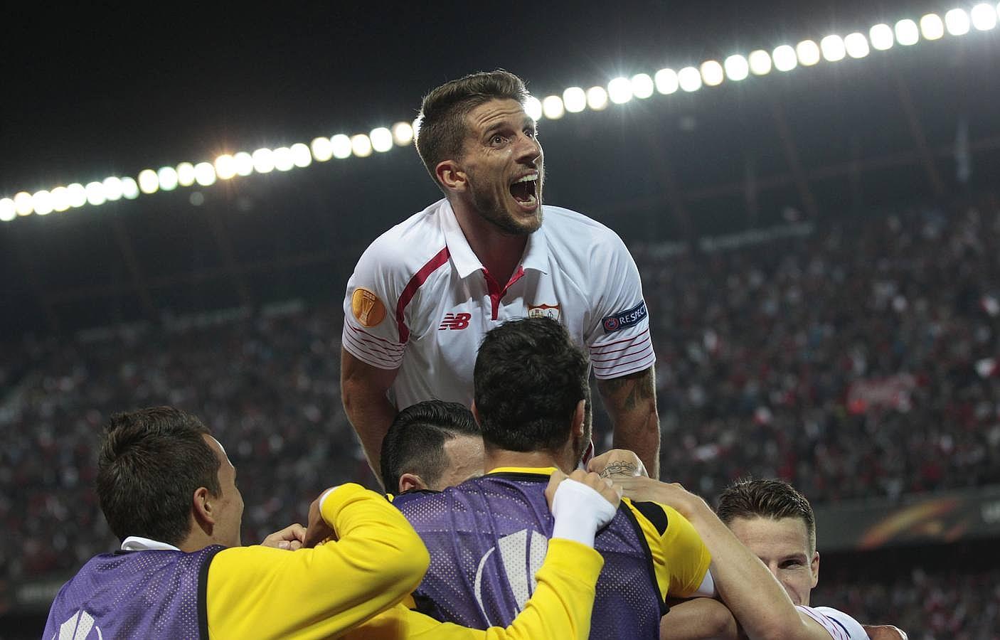 El Sevilla FC, finalista de la Europa League tras ganar al Shakhtar Donetsk