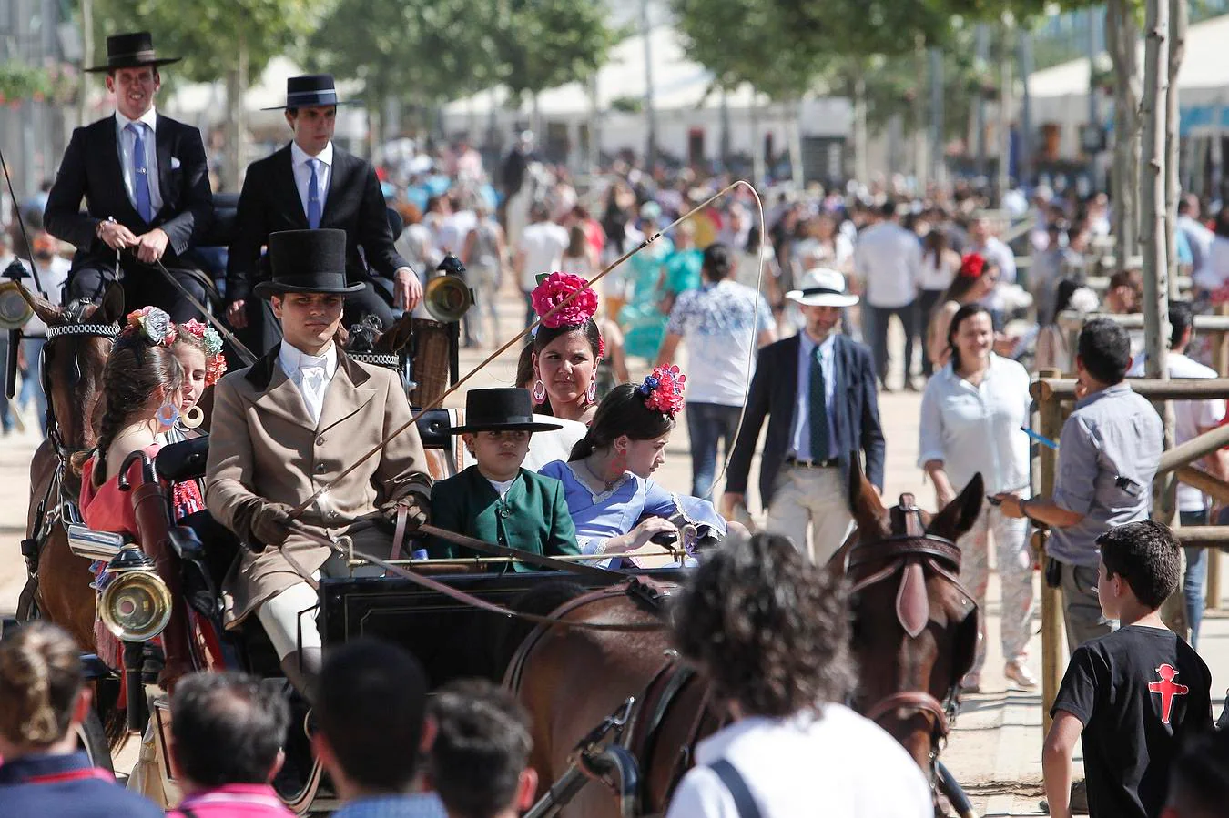 El primer sábado de la Feria de Córdoba, en imágenes