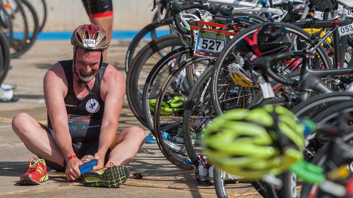 Éxito de participación y público en la XX Triatlón de Sevilla