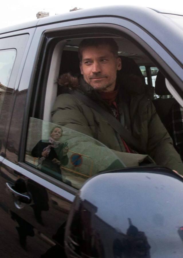 Estampas del rodaje de «Juego de Tronos» en el Castillo de Almodóvar