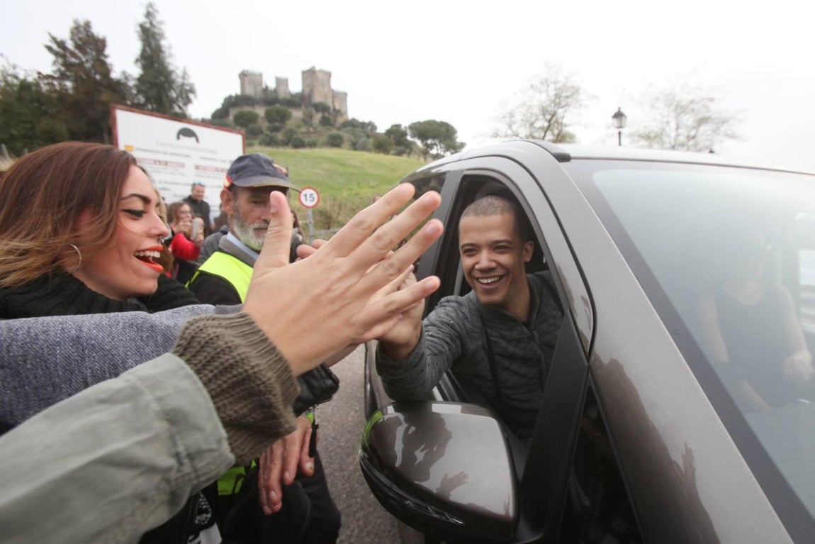 Estampas del rodaje de «Juego de Tronos» en el Castillo de Almodóvar