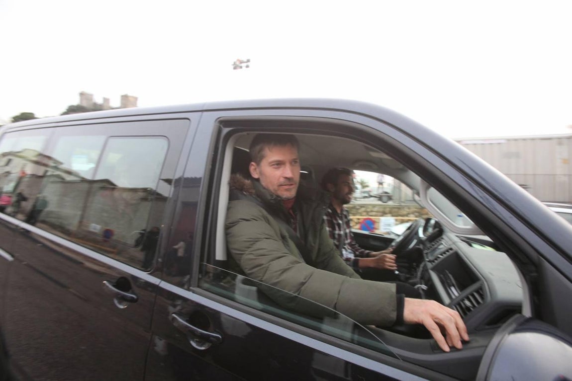 Estampas del rodaje de «Juego de Tronos» en el Castillo de Almodóvar