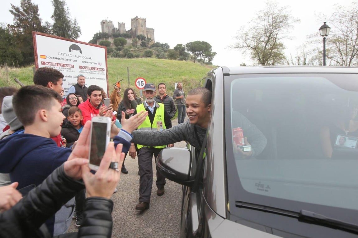 Estampas del rodaje de «Juego de Tronos» en el Castillo de Almodóvar