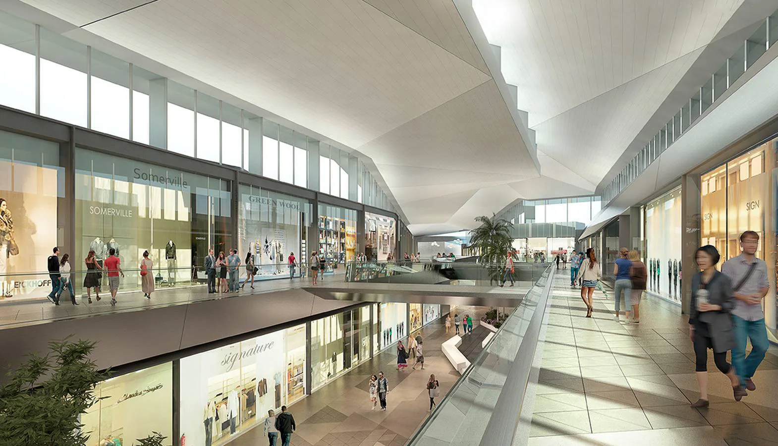 Las imágenes de cómo será el centro comercial Palmas Altas en Sevilla