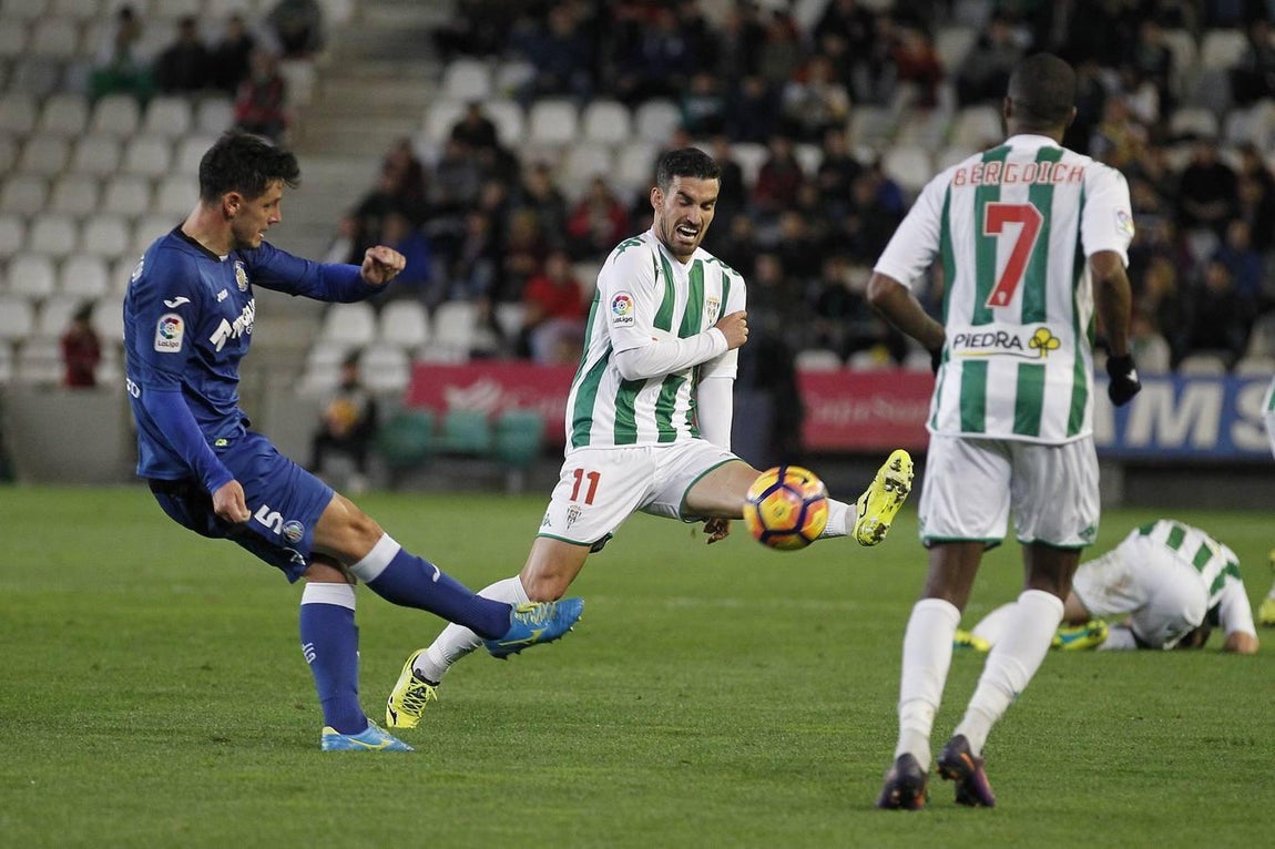 El partido Córdoba-Getafe, en imágenes