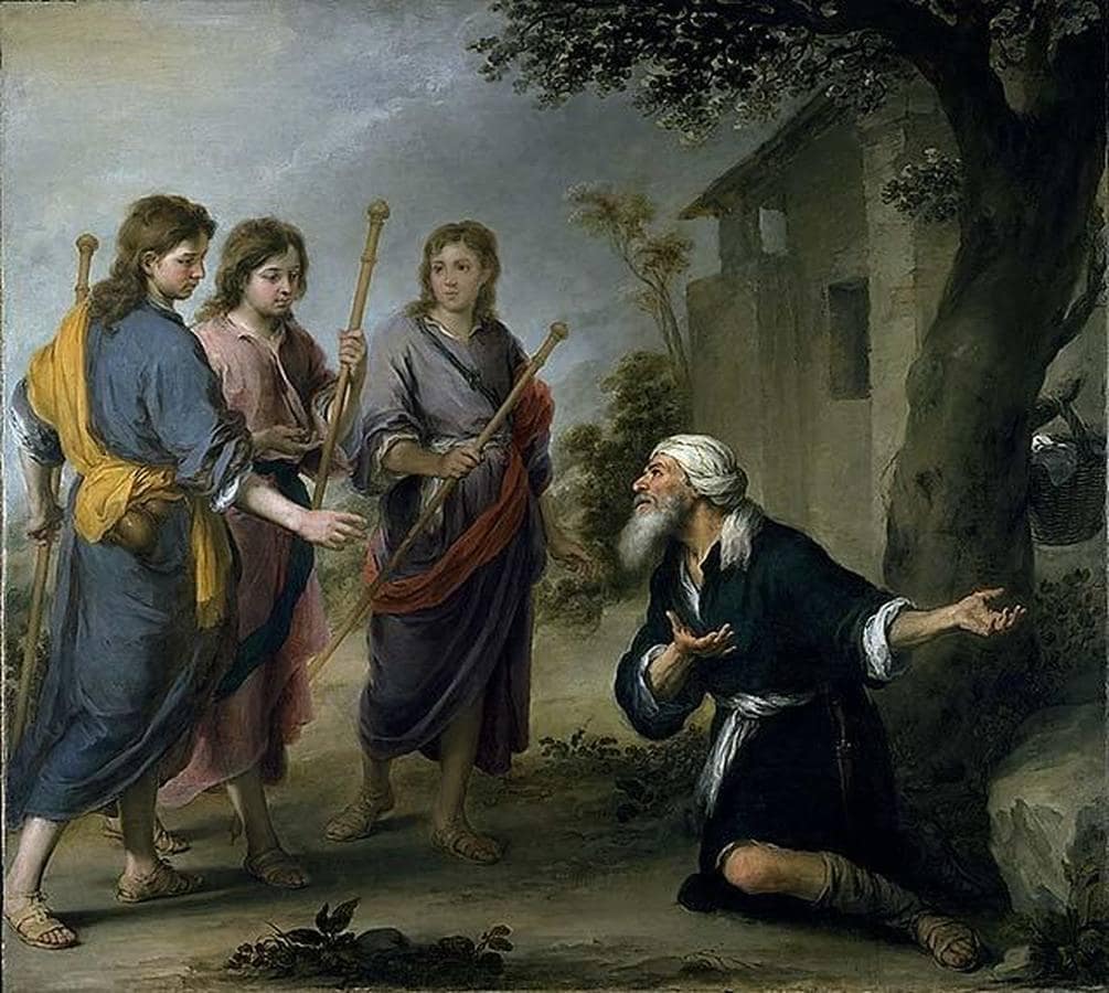 «Abraham y los tres ángeles». 