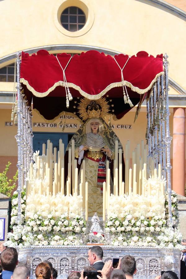 Las fotos de Padre Pío Palmete el Sábado de Pasión de la Semana Santa de Sevilla 2017