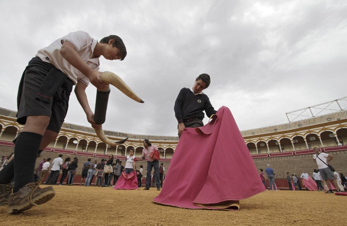 Esta actividad, organizada por la empresa Pagés en colaboración con la Fundación Cajasol, busca difundir los valores del toreo.