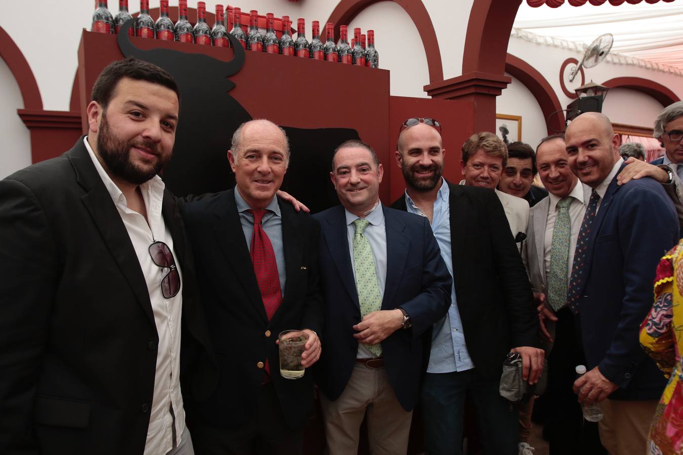 Recepción en la Caseta de Cajasol