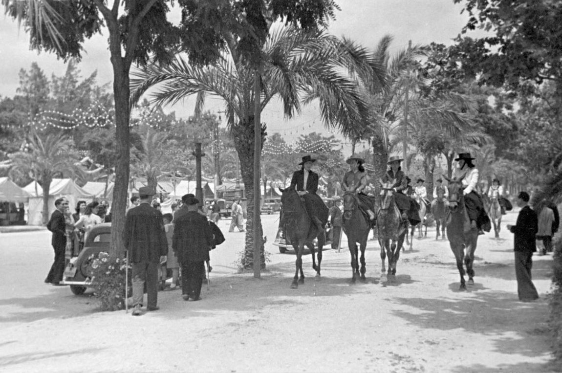 Imágenes históricas de la Feria de Mayo de Córdoba