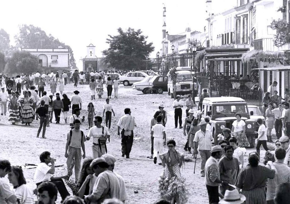 Aldea del Rocío en 1990