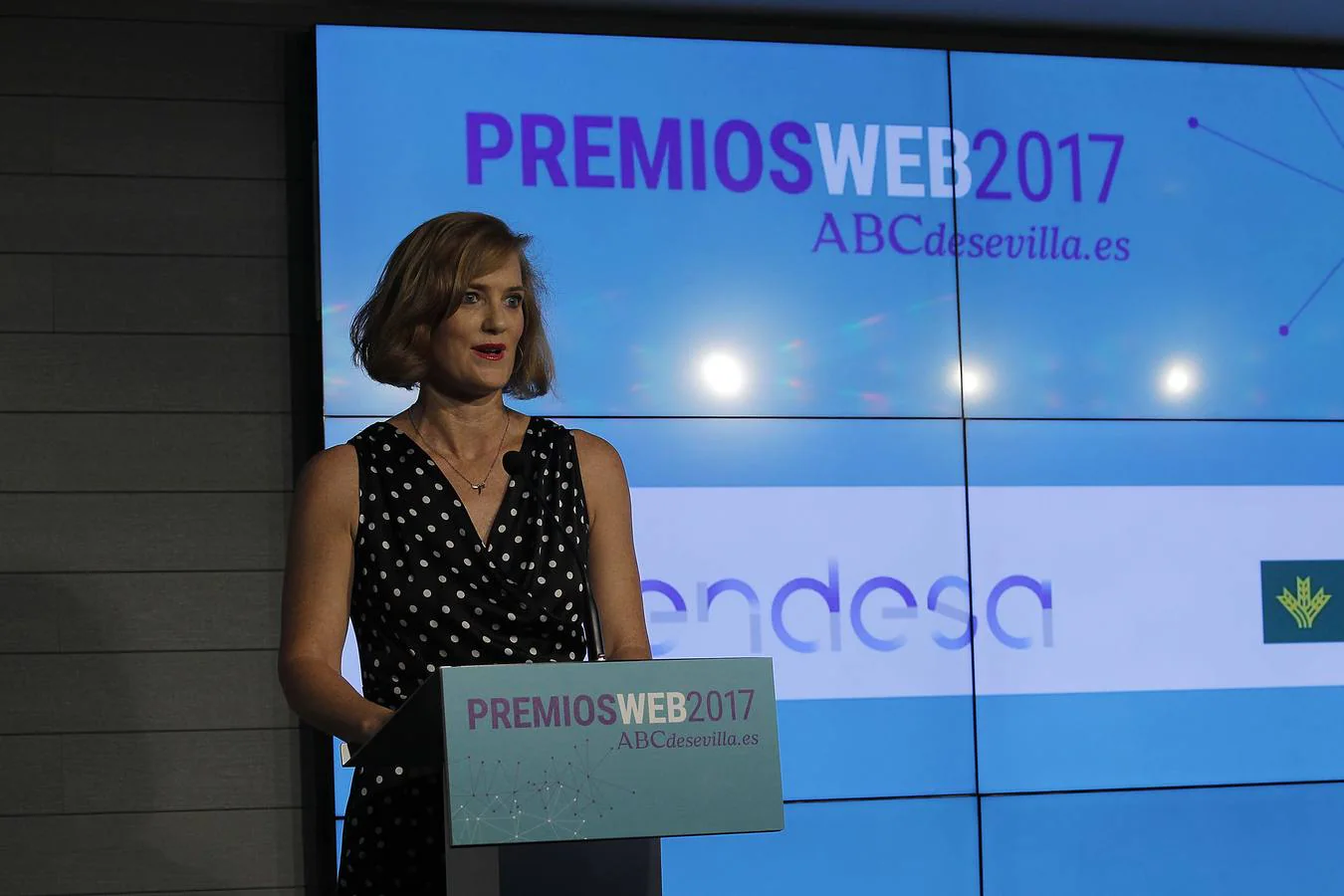 Cristina Camoyán, jefa de Publicidad de ABC y presentadora del acto