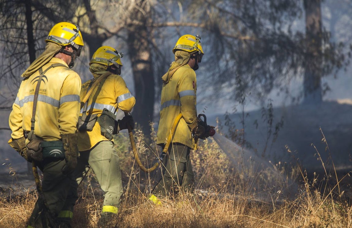 Estabilizado el incendio entre Gibraleón y El Portil