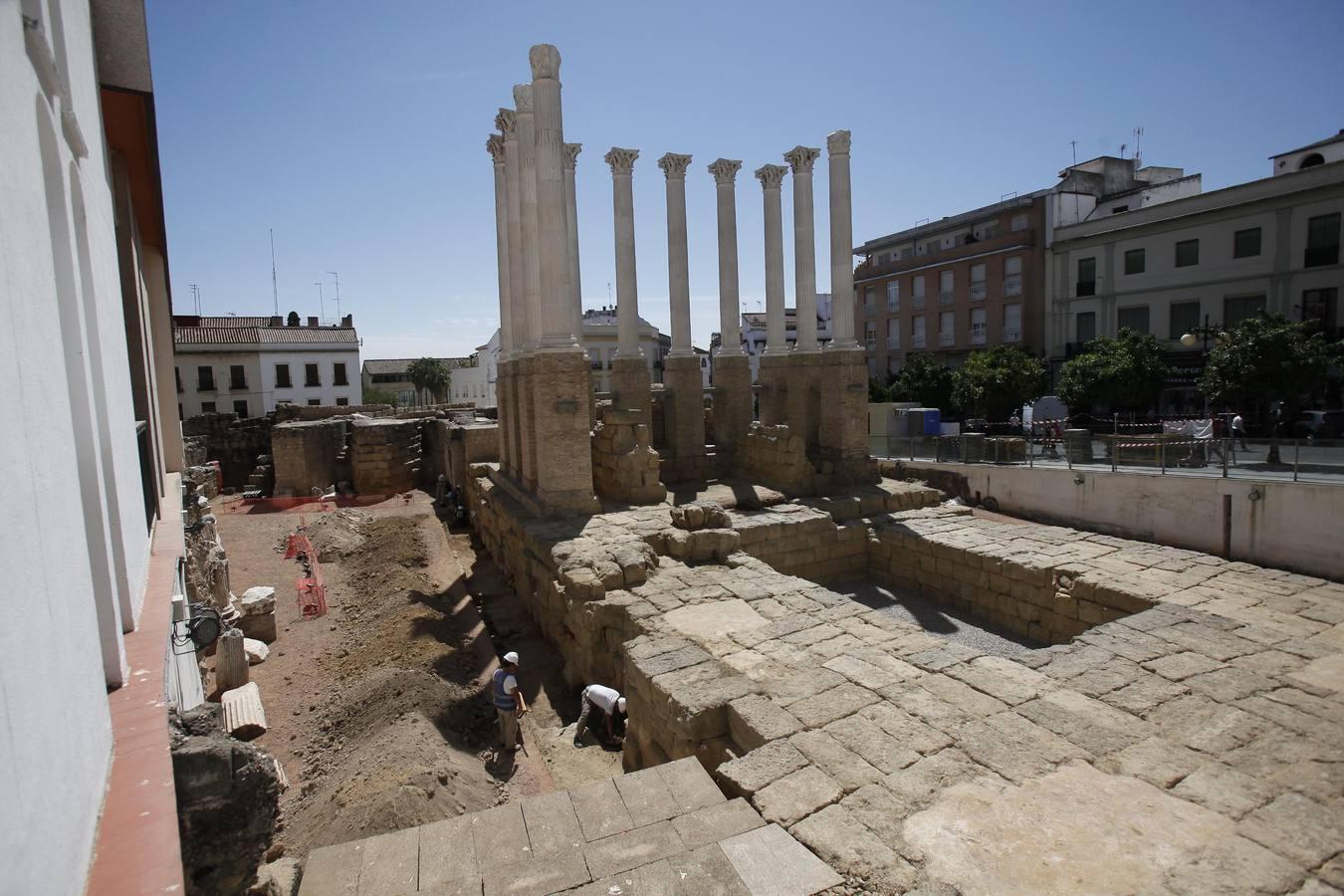 En imágenes, la restauración del Templo Romano de Córdoba
